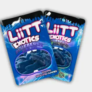 Litt Exotics Gummies Blueberry Belts 1000mg
