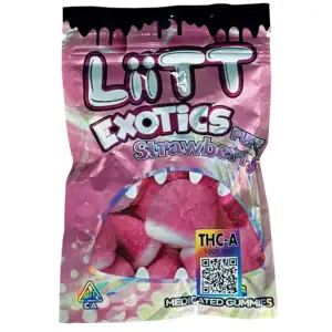 Litt Exotics Gummies Puff Strawberry 1000mg